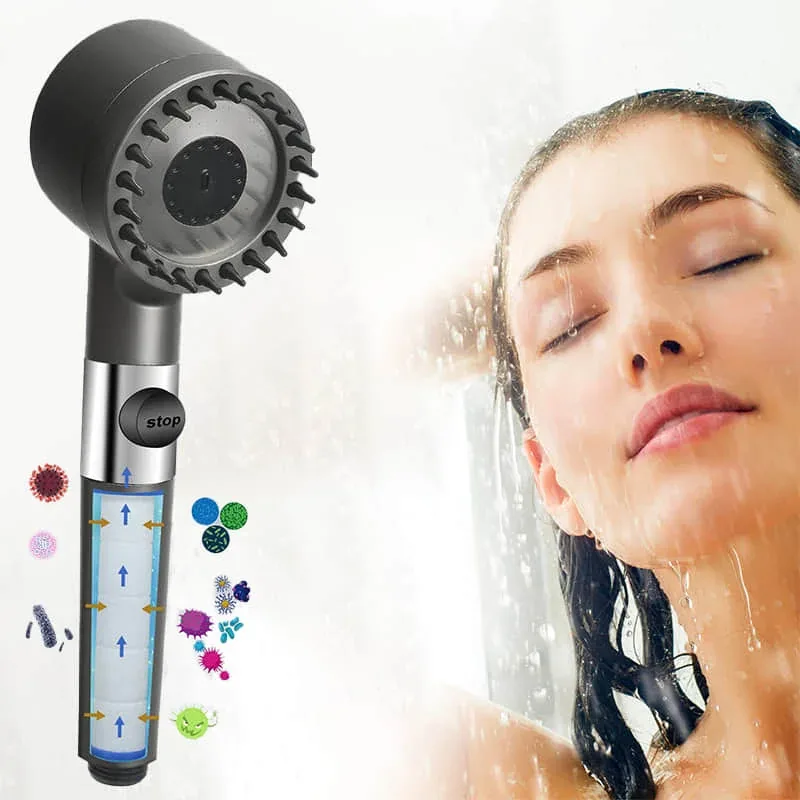 IonDrops — ionic filtered shower head